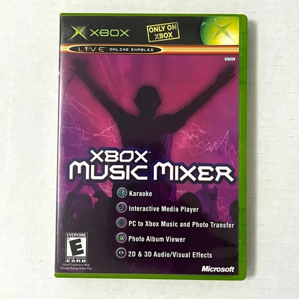 Xbox Music Mixer (Microsoft Xbox, 2003) Complete & Tested
